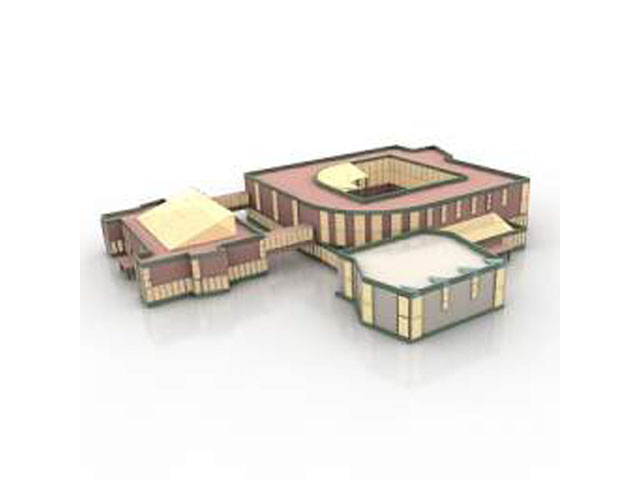 Free Building N 3D model_2_2_4 For Architecture 3Ds Max Model Download